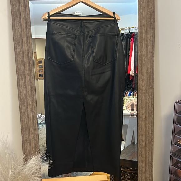 Leather maxi skirt - Picture 7 of 7